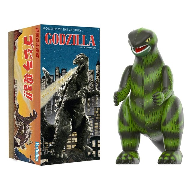 Toho ReAction Figures Wave 01 (Retro Tin) Godzilla (Marusan Tin) 10cm