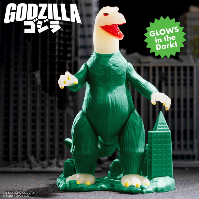 Godzilla Toho ReAction Figures Godzilla Model Kit (Glow in the Dark) 10cm