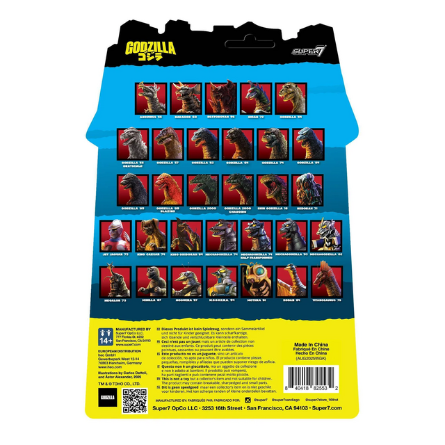 Godzilla Toho ReAction Figures Godzilla 2000 (Charging) Action Figure 10cm