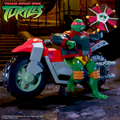 Teenage Mutant Ninja Turtles Ultimates Wave 14 Raphael (Road Gear) Action Figure 18cm