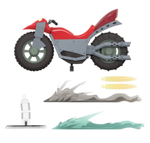 Teenage Mutant Ninja Turtles Ultimates Wave 14 Shell Cycle