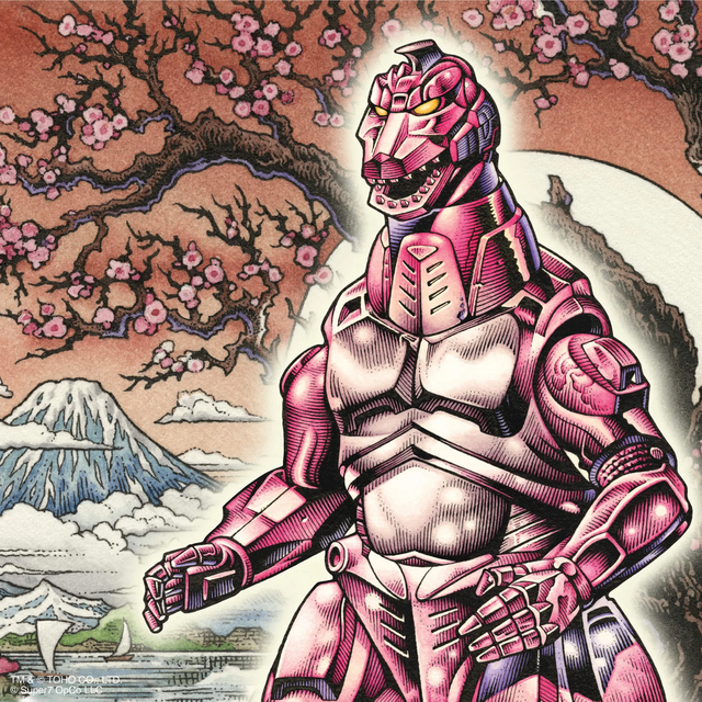 Godzilla Toho ReAction Figures Mechagodzilla '93 (Cherry Blossom Festival) Action Figure 10cm