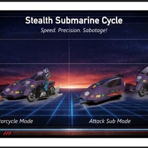 M.A.S.K. Stealth Submarine Cycle