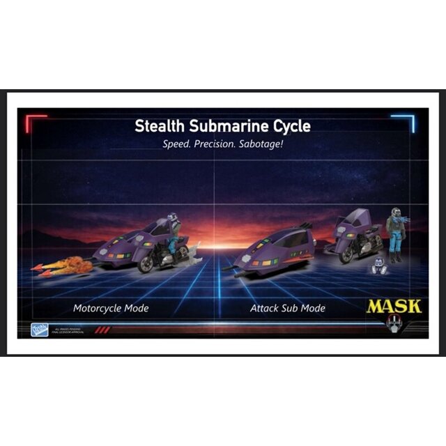 M.A.S.K. Stealth Submarine Cycle