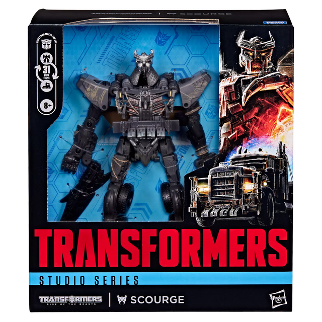 Transformers Studio Series Rise of the Beasts Leader Class Scourge Action Figure 21,5cm