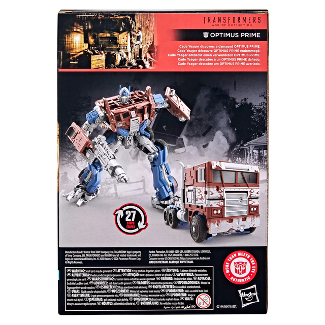 Transformers Age of Extinction Studio Series Voyager Class Optimus Prime Action Figure 17cm