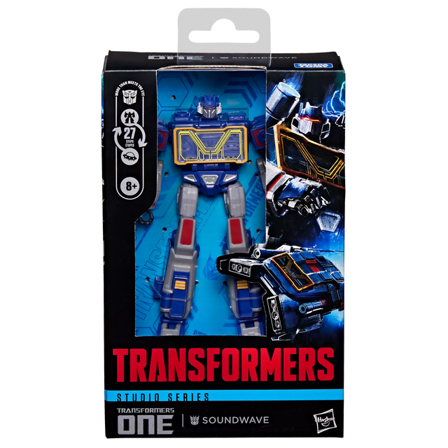 Transformers ONE Studio Series Deluxe Class Soundwave Action Figure 13cm