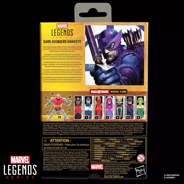 Marvel Legends Series Dark Avengers Hawkeye Action Figure 15cm