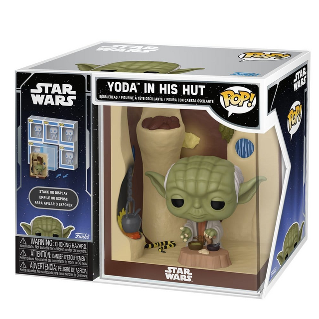 POP! Nooks Star Wars Yoda in his Hut Bobblehead 9cm