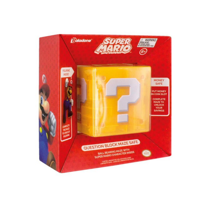 Super Mario Question Block Maze Safe Spaarpot