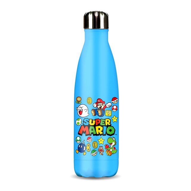 Super Mario Logo Aluminium Water Bottle 550ml