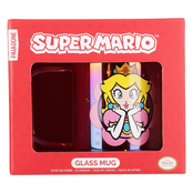 Super Mario Princess Peach Glazen Mok 350ml