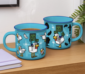 Minecraft Heat Change Mug Chicken Jockey 350ml