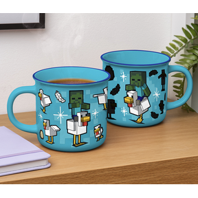 Minecraft Heat Change Mug Chicken Jockey