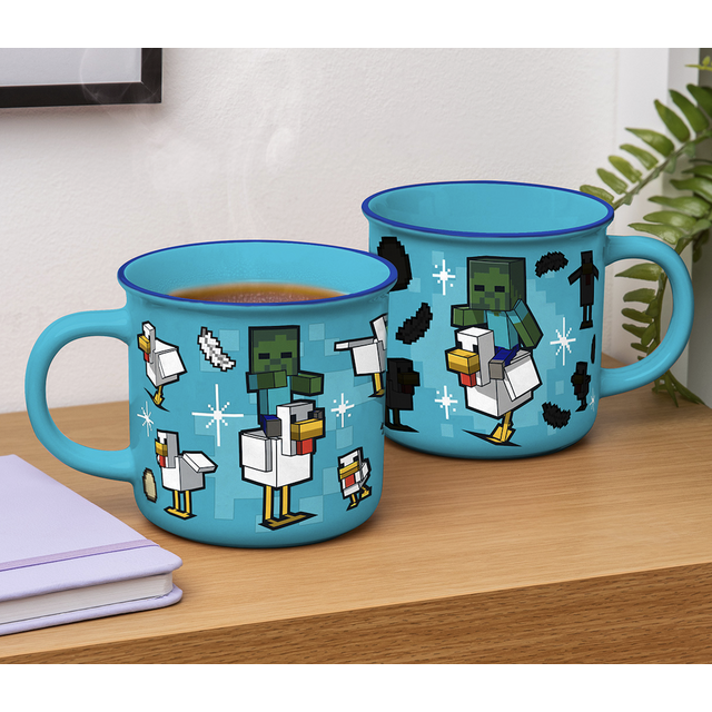 Minecraft Heat Change Mug Chicken Jockey 350ml