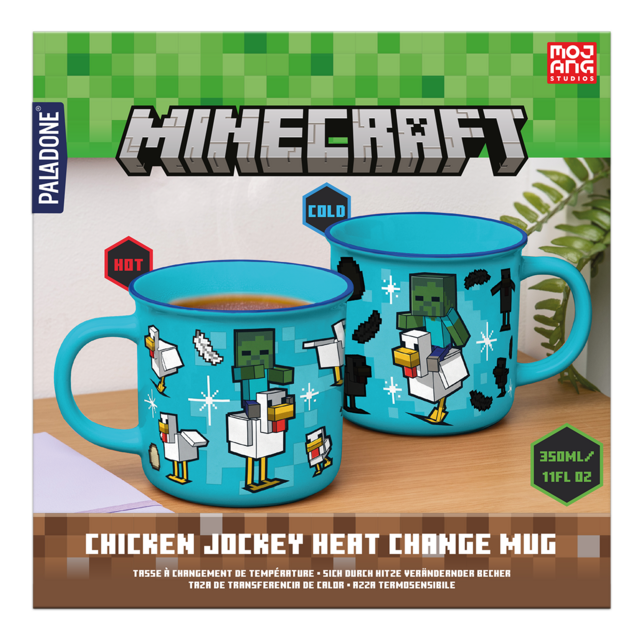 Minecraft Heat Change Mug Chicken Jockey 350ml