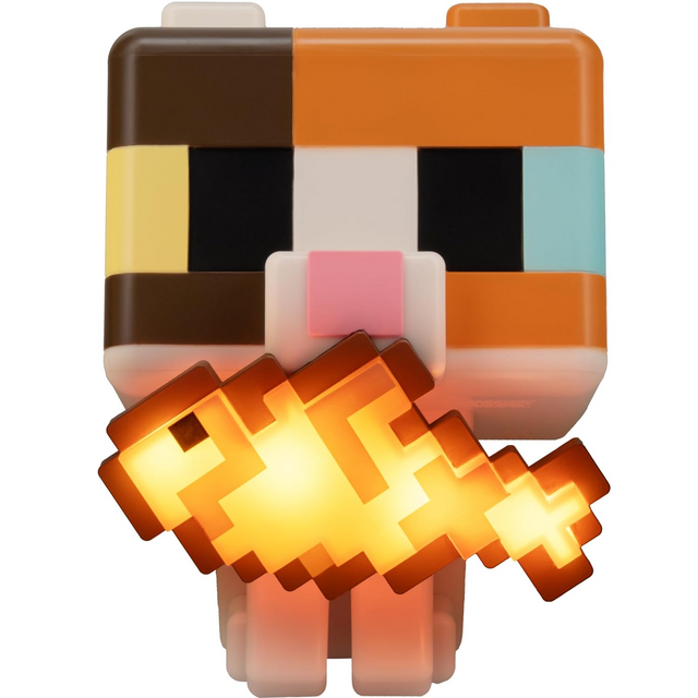 Minecraft Glo Buddies Cat Light 15cm