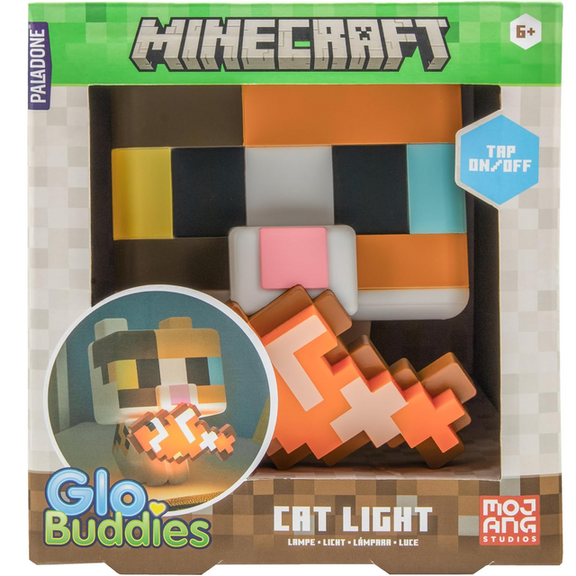 Minecraft Glo Buddies Cat Light 15cm
