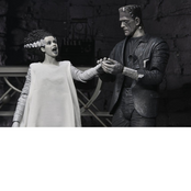 Universal Monsters 2-Pack Bride of Frankenstein 90th Anniversary The Monster & His Mate (B&W) 18cm