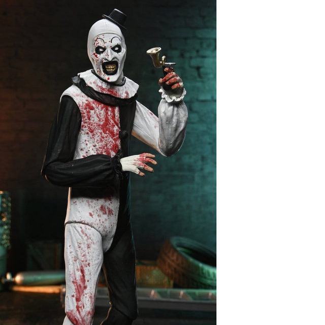 Terrifier 2 Ultimate Art the Clown (Blood Splattered) Action Figure 18cm
