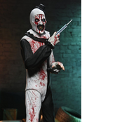Terrifier 2 Ultimate Art the Clown (Blood Splattered) Action Figure 18cm