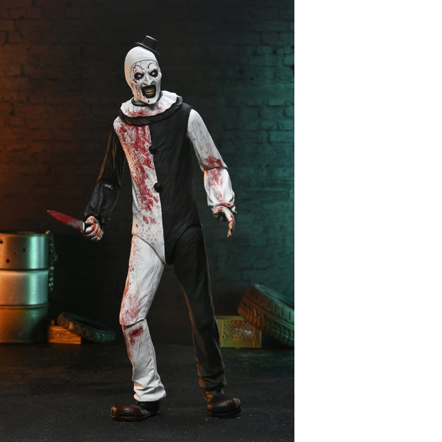 Terrifier 2 Ultimate Art the Clown (Blood Splattered) Action Figure 18cm
