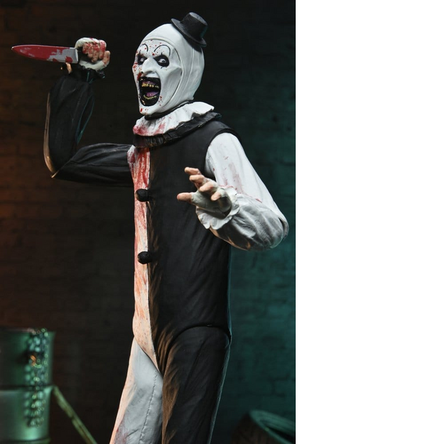 Terrifier 2 Ultimate Art the Clown (Blood Splattered) Action Figure 18cm