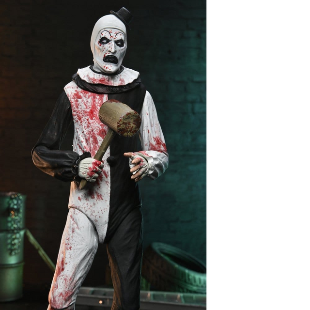 Terrifier 2 Ultimate Art the Clown (Blood Splattered) Action Figure 18cm