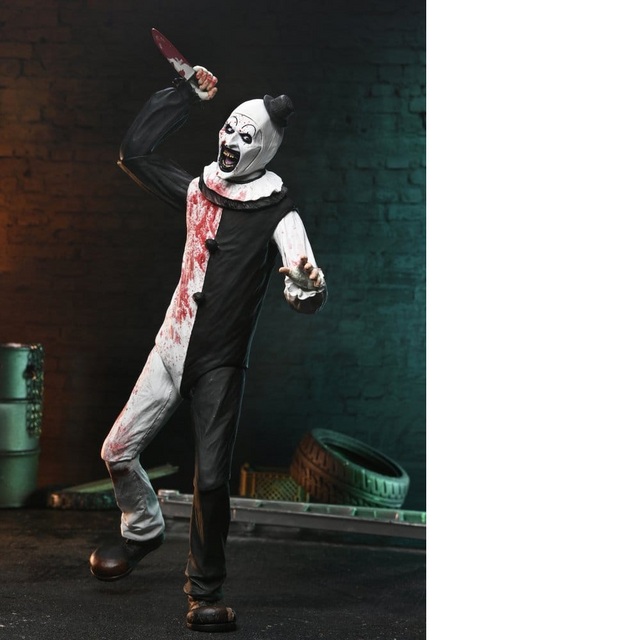 Terrifier 2 Ultimate Art the Clown (Blood Splattered) Action Figure 18cm