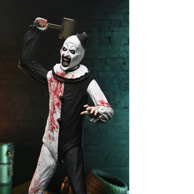 Terrifier 2 Ultimate Art the Clown (Blood Splattered) Action Figure 18cm