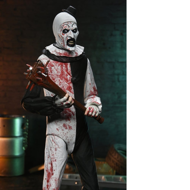 Terrifier 2 Ultimate Art the Clown (Blood Splattered) Action Figure 18cm