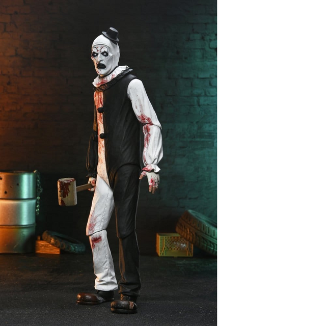 Terrifier 2 Ultimate Art the Clown (Blood Splattered) Action Figure 18cm