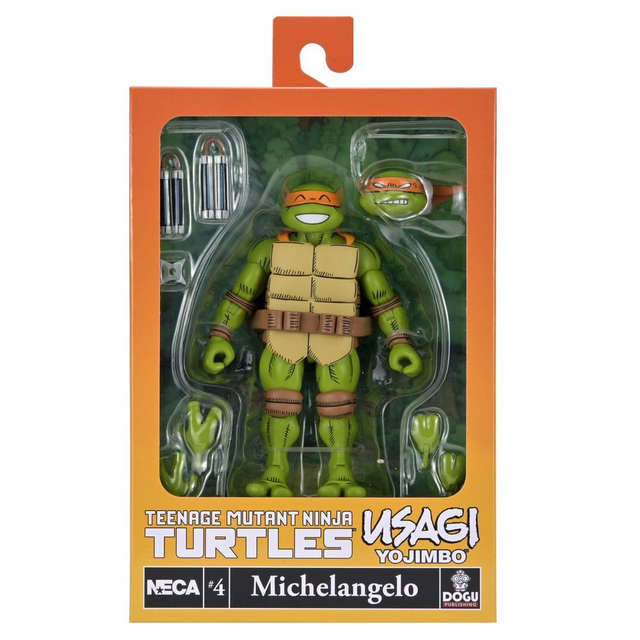 Teenage Mutant Ninja Turtles x Usagi Yojimbo Ultimate Action Figure Michelangelo 18cm