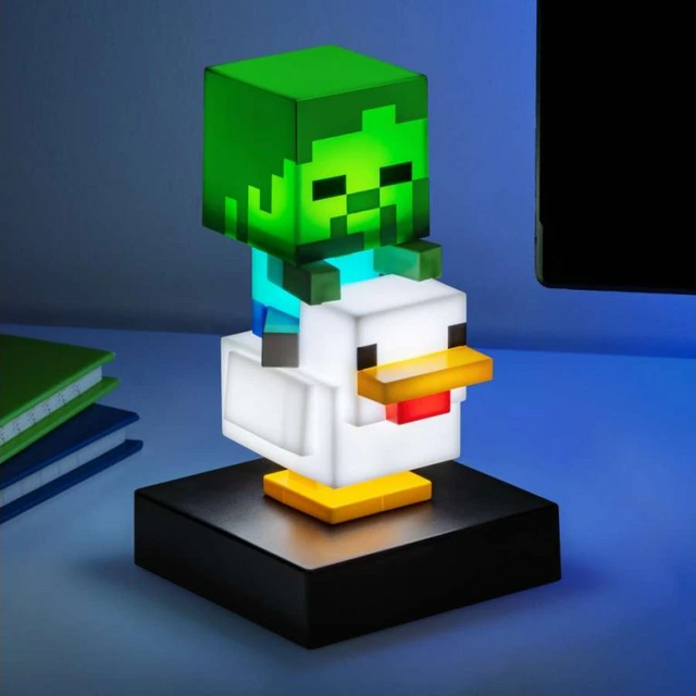 Icon Lights Minecraft Chicken Jockey 11cm