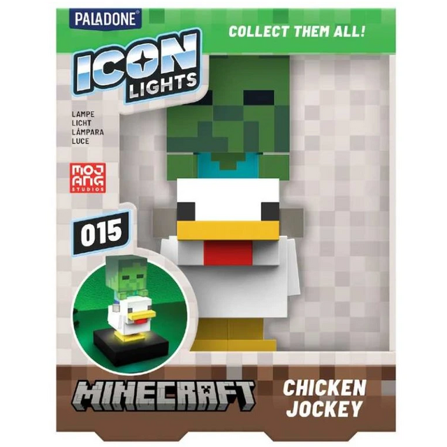 Icon Lights Minecraft Chicken Jockey 11cm