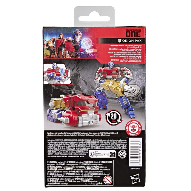 Transformers ONE Studio Series Deluxe Class Orion Pax Action Figure 13cm