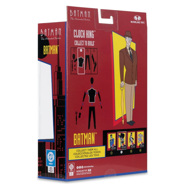 Batman The Animated Series Batman (Clock King Build a Figure) 15cm