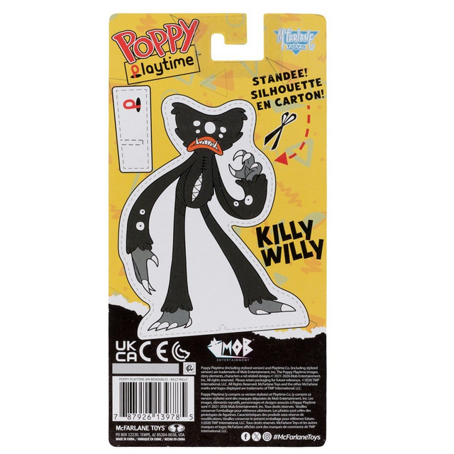 Poppy Playtime Killy Willy Bendy Figure 11cm