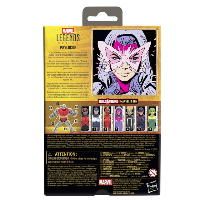 Marvel Legends Series Psylocke Action Figure 15cm