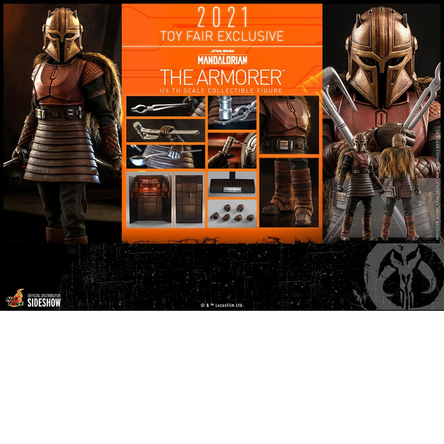 Star Wars The Mandalorian The Armorer Action Figure (2021 Toy Fair Exclusive) 29cm