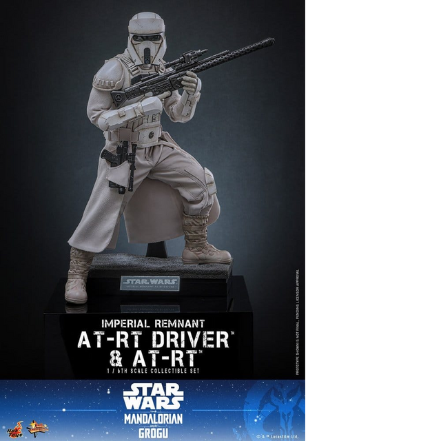 Star Wars: The Mandalorian & Grogu Movie Masterpiece 1/6 Imperial Remnant AT-RT Driver Action Figure 30cm