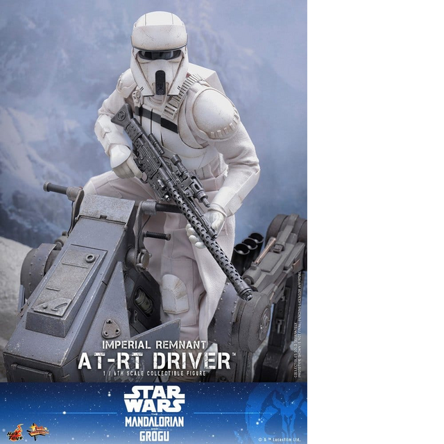 Star Wars: The Mandalorian & Grogu Movie Masterpiece 1/6 Imperial Remnant AT-RT Driver Action Figure 30cm