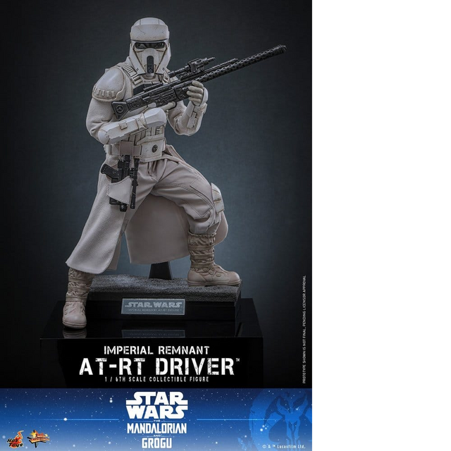 Star Wars: The Mandalorian & Grogu Movie Masterpiece 1/6 Imperial Remnant AT-RT Driver Action Figure 30cm