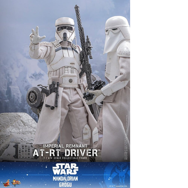 Star Wars: The Mandalorian & Grogu Movie Masterpiece 1/6 Imperial Remnant AT-RT Driver Action Figure 30cm
