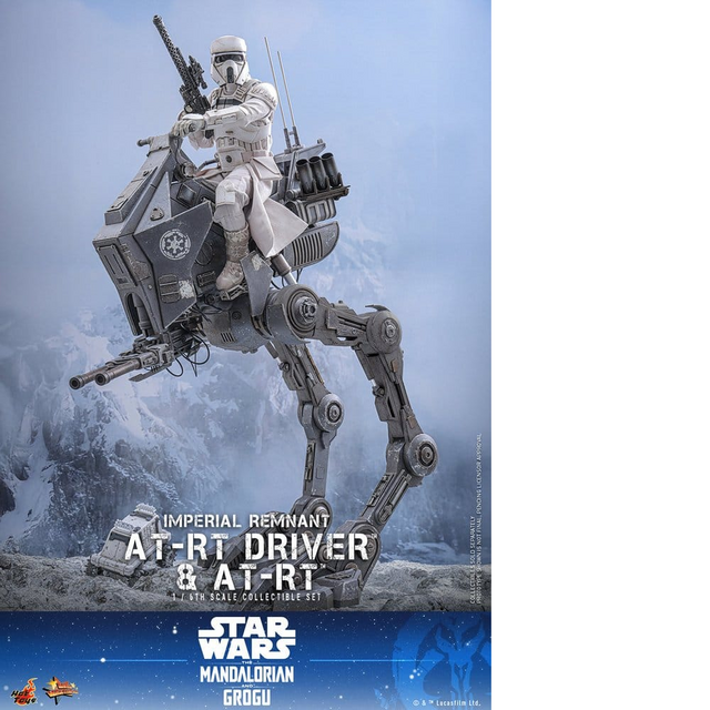 Star Wars: The Mandalorian & Grogu Movie Masterpiece Imperial Remnant AT-RT Driver & AT-RT