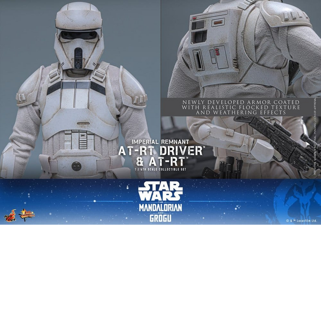 Star Wars: The Mandalorian & Grogu Movie Masterpiece Imperial Remnant AT-RT Driver & AT-RT