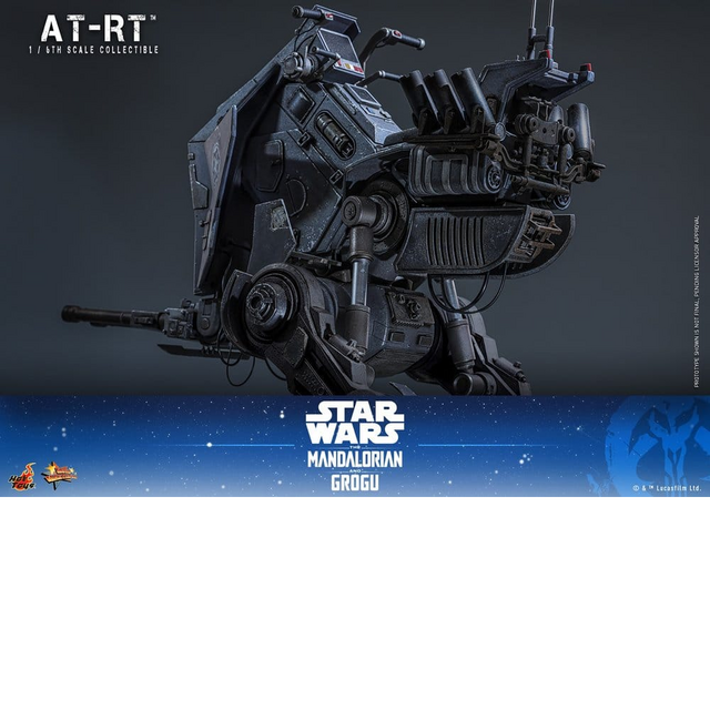 Star Wars: The Mandalorian & Grogu Movie Masterpiece Imperial Remnant AT-RT Driver & AT-RT