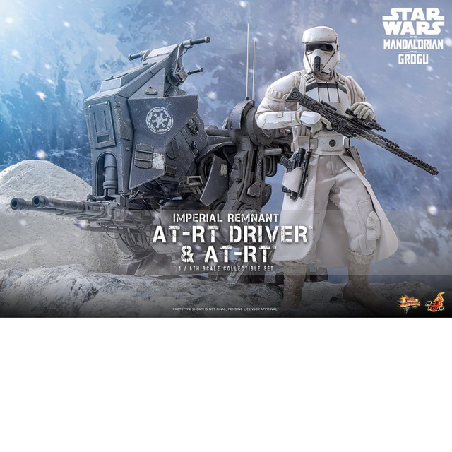 Star Wars: The Mandalorian & Grogu Movie Masterpiece Imperial Remnant AT-RT Driver & AT-RT