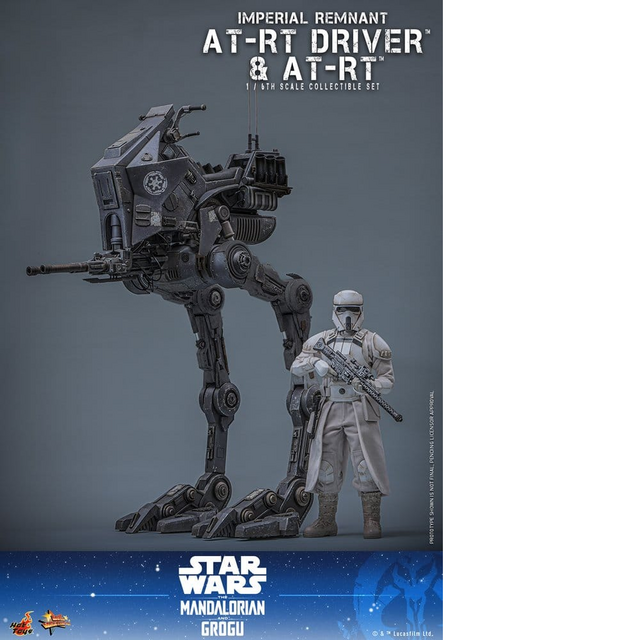 Star Wars: The Mandalorian & Grogu Movie Masterpiece Imperial Remnant AT-RT Driver & AT-RT