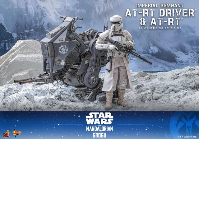 Star Wars: The Mandalorian & Grogu Movie Masterpiece Imperial Remnant AT-RT Driver & AT-RT